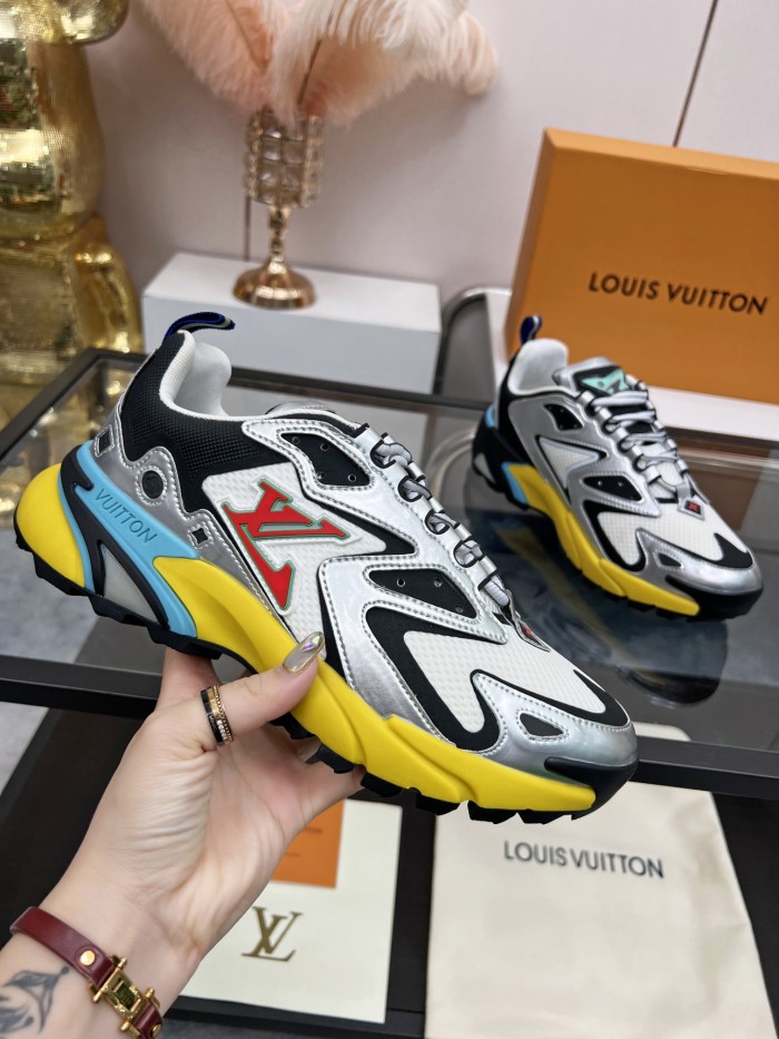 Louis Vuitton Men Shoes Fashion Sneakers Luxury Brand Mens LV RUNNER TATIC SNEAKER with Original Box 1A9TVP