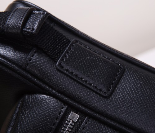 Louis Vuitton Mens Bag Luxury Brand Fashion Type Outdoor Messenger M30233 with Original Box Black Taiga cowhide leather and Monogram Eclipse coated canvas
