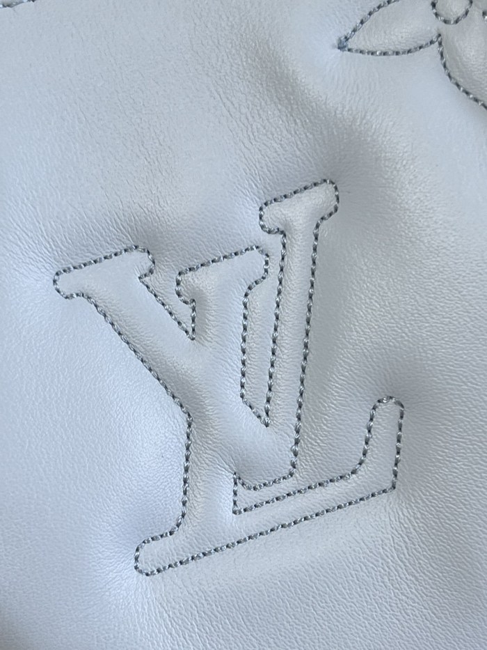 Louis Vuitton Womens Bags Shoulder Messenger Bag Luxury Brand M59825 OVER THE MOON Bleu Glacier Blue Quilted and embroidered smooth calf leather with Original Box