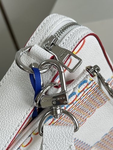Louis Vuitton Mens Shoulder Bags Luxury Brand Fashion Type TRIO MESSENGER M20665 White Damier Spray cowhide leather with Original Box