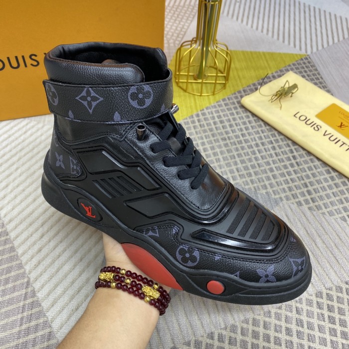Louis Vuitton Men Shoes Boots Fashion Luxury Brand Mens Casual Shoes with Original Box