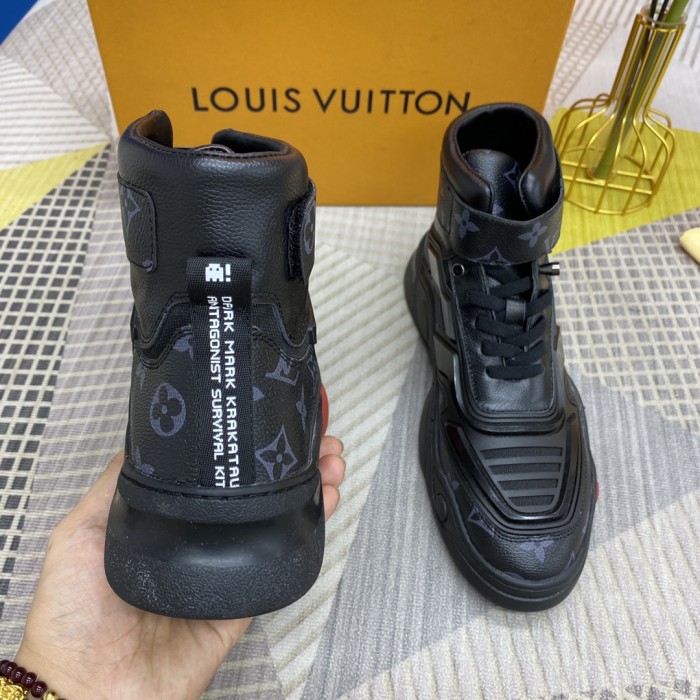 Louis Vuitton Men Shoes Boots Fashion Luxury Brand Mens Casual Shoes with Original Box