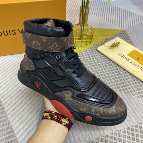 Louis Vuitton Men Shoes Boots Fashion Luxury Brand Mens Casual Shoes with Original Box