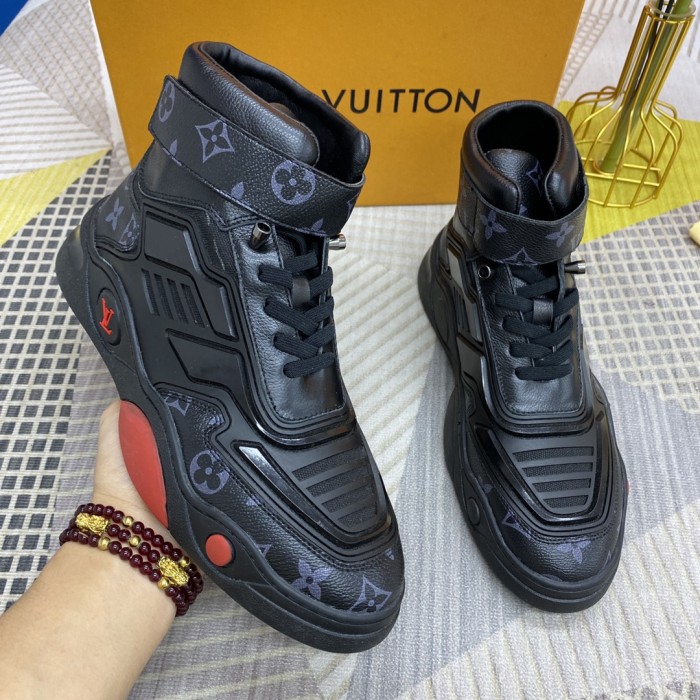 Louis Vuitton Men Shoes Boots Fashion Luxury Brand Mens Casual Shoes with Original Box