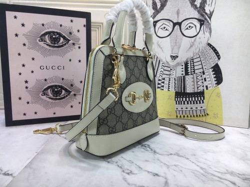Gucci Womens Bags Shoulder Messenger Bag Luxury Brand Gucci Horsebit 1955 mini top handle bag 640716 92TCG 9761 with Original Box