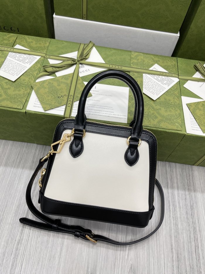 Gucci Womens Bags Shoulder Messenger Bag Luxury Brand Gucci Horsebit 1955 mini top handle bag 640716 1D6QG 9099 with Original Box