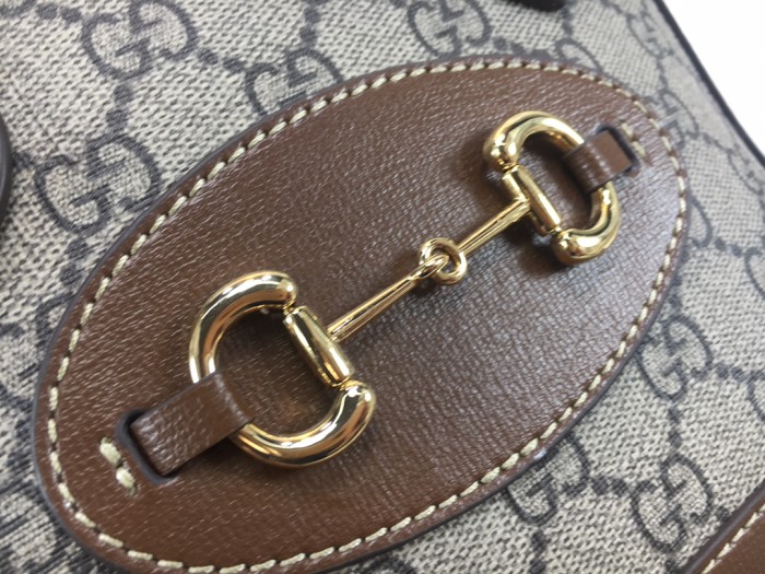 Gucci Womens Bags Shoulder Messenger Bag Luxury Brand Gucci Horsebit 1955 mini top handle bag 640716 92TCG 8563 with Original Box