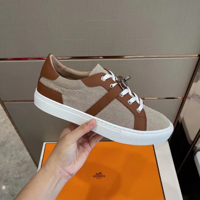 Hermes Mens Casual Shoes Fashion Sneakers Luxury Brand with Original Box