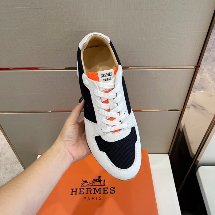 Hermes Mens Casual Shoes Fashion Sneakers Luxury Brand with Original Box