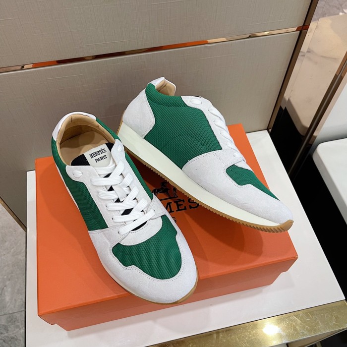 Hermes Mens Casual Shoes Fashion Sneakers Luxury Brand with Original Box