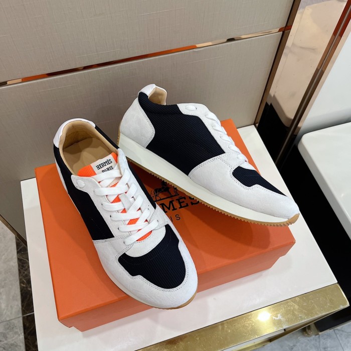Hermes Mens Casual Shoes Fashion Sneakers Luxury Brand with Original Box