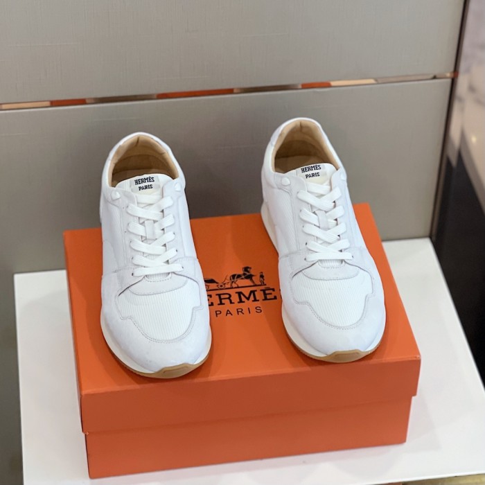 Hermes Mens Casual Shoes Fashion Sneakers Luxury Brand with Original Box