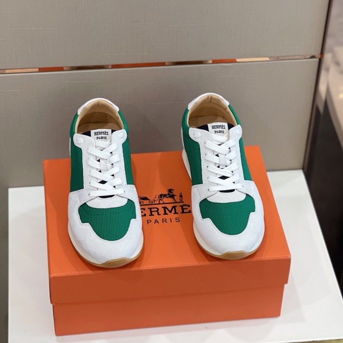 Hermes Mens Casual Shoes Fashion Sneakers Luxury Brand with Original Box