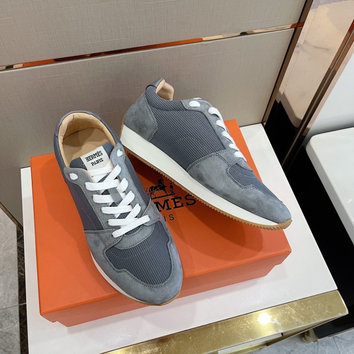 Hermes Mens Casual Shoes Fashion Sneakers Luxury Brand with Original Box