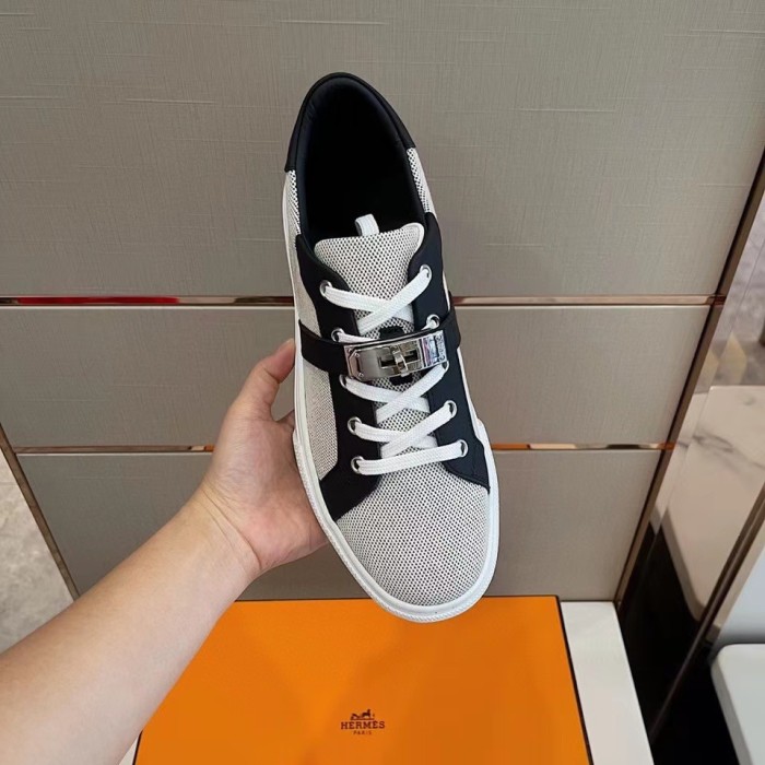Hermes Mens Casual Shoes Fashion Sneakers Luxury Brand with Original Box