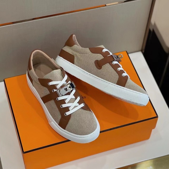 Hermes Mens Casual Shoes Fashion Sneakers Luxury Brand with Original Box