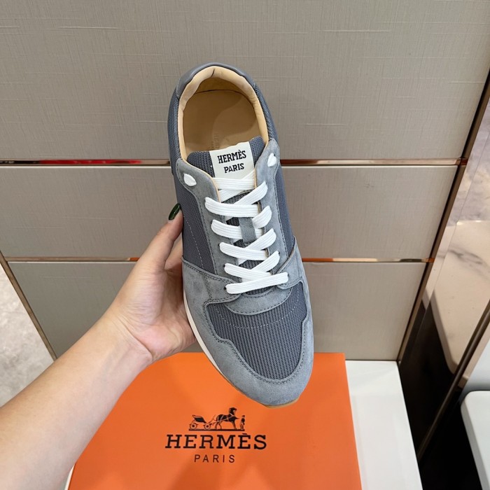 Hermes Mens Casual Shoes Fashion Sneakers Luxury Brand with Original Box