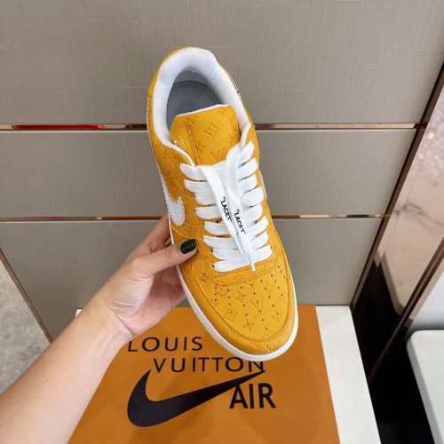 Louis Vuitton Men Shoes Fashion Sneakers Design Luxury Brand LVXNIKE Air Force Sneakers with Original Box
