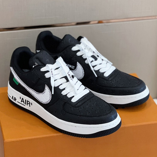Louis Vuitton Men Shoes Fashion Sneakers Design Luxury Brand LVXNIKE Air Force Sneakers with Original Box