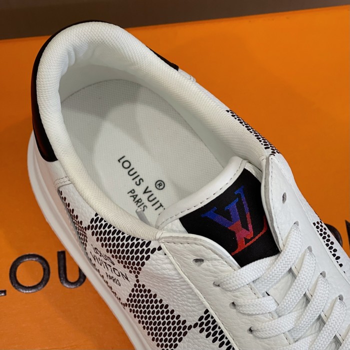 Louis Vuitton Men Shoes Fashion Sneakers RIVOLI Beverly Hills SNEAKER Luxury Brand Casual Shoes with Original Box