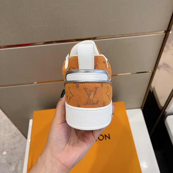 Louis Vuitton Men Shoes Fashion Sneakers RIVOLI Beverly Hills SNEAKER Luxury Brand Casual Shoes with Original Box