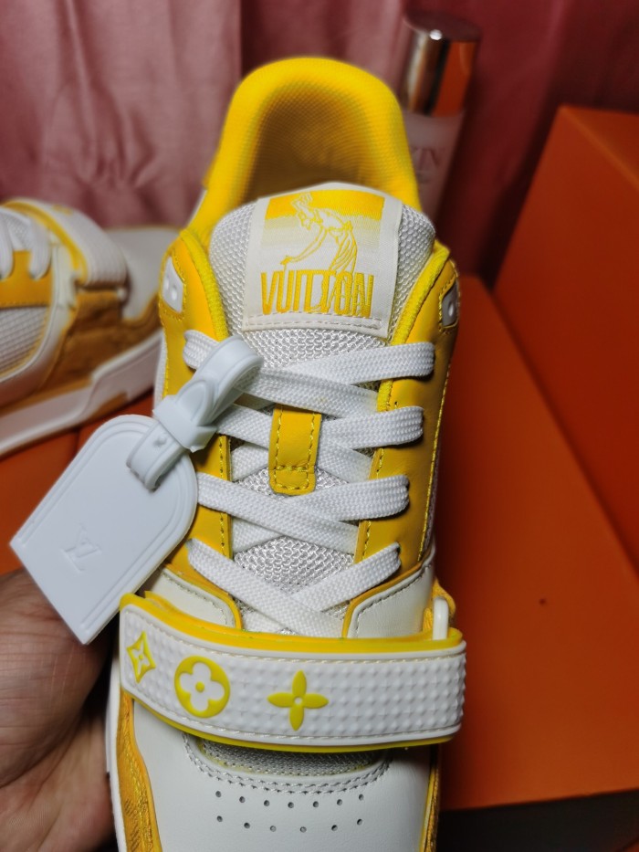 Louis Vuitton Men Shoes Fashion Sneakers Design Luxury Brand LV TRAINER SNEAKER with Original Box 1A9ZD6