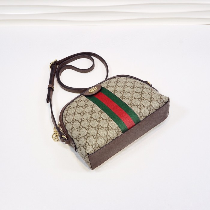 Gucci Womens Bags Luxury Brand GG Supreme Ophidia GG Shoulder Messenger Bag with Original Box 499621 K05NG 8745