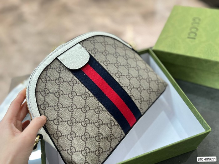 Gucci Womens Bags Luxury Brand GG Supreme Ophidia GG Shoulder Messenger Bag with Original Box 499621 K05NB 9794