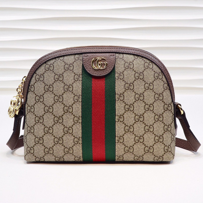 Gucci Womens Bags Luxury Brand GG Supreme Ophidia GG Shoulder Messenger Bag with Original Box 499621 K05NG 8745