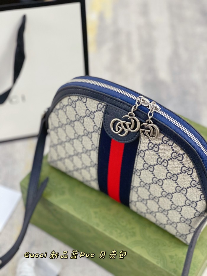 Gucci Womens Bags Luxury Brand GG Supreme Ophidia GG Shoulder Messenger Bag with Original Box 499621 K05NN 4076