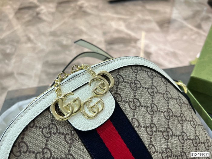 Gucci Womens Bags Luxury Brand GG Supreme Ophidia GG Shoulder Messenger Bag with Original Box 499621 K05NB 9794