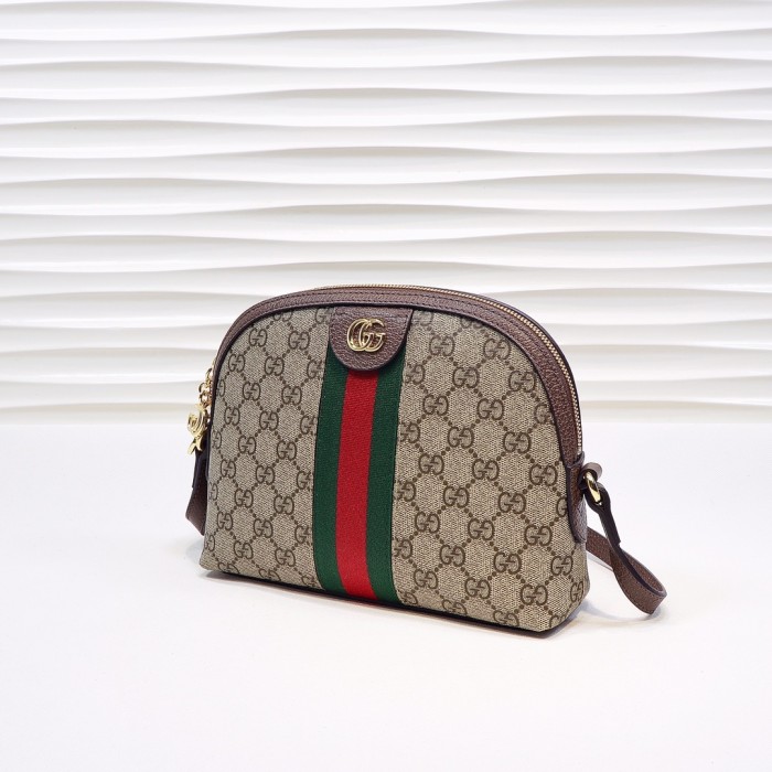 Gucci Womens Bags Luxury Brand GG Supreme Ophidia GG Shoulder Messenger Bag with Original Box 499621 K05NG 8745