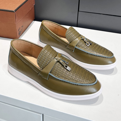 Loro Piana Womens Shoes Loafers Casual Design Luxury Brand Fashion Shoes for Women with Original Box