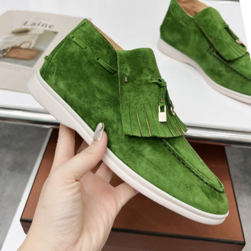 Loro Piana Womens Shoes Loafers Casual Design Luxury Brand Fashion Shoes for Women with Original Box