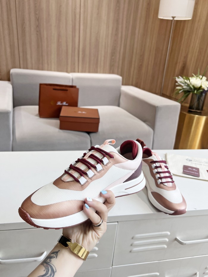 Loro Piana Mens Shoes Sneakers Casual Design Luxury Brand Fashion Shoes for Men with Original Box Week End Walk Casual Shoes
