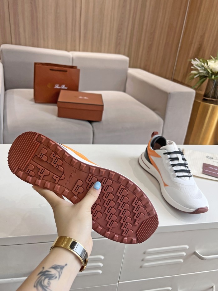 Loro Piana Mens Shoes Sneakers Casual Design Luxury Brand Fashion Shoes for Men with Original Box Week End Walk Casual Shoes