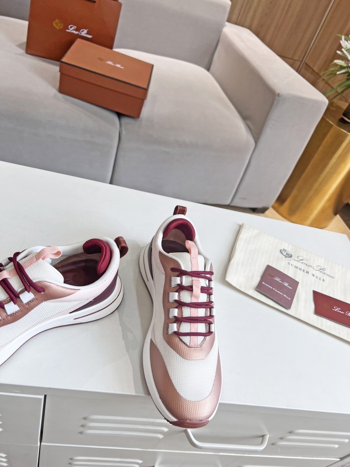 Loro Piana Mens Shoes Sneakers Casual Design Luxury Brand Fashion Shoes for Men with Original Box Week End Walk Casual Shoes