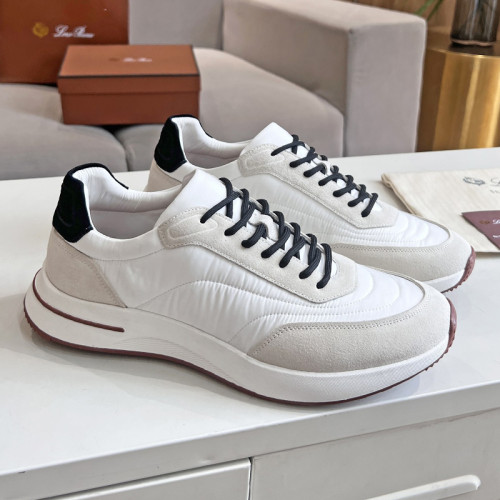 Loro Piana Mens Shoes Sneakers Casual Design Luxury Brand Fashion Shoes for Men with Original Box Week End Walk Casual Shoes