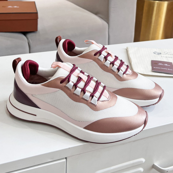 Loro Piana Mens Shoes Sneakers Casual Design Luxury Brand Fashion Shoes for Men with Original Box Week End Walk Casual Shoes