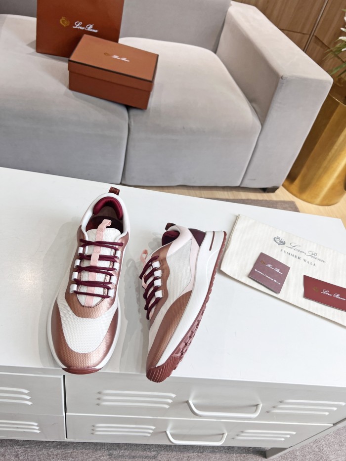 Loro Piana Mens Shoes Sneakers Casual Design Luxury Brand Fashion Shoes for Men with Original Box Week End Walk Casual Shoes