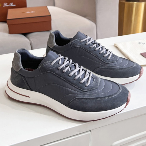 Loro Piana Mens Shoes Sneakers Casual Design Luxury Brand Fashion Shoes for Men with Original Box Week End Walk Casual Shoes