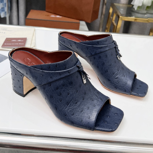 Loro Piana Womens Shoes Sandals Slippers Casual Design Luxury Brand Fashion Shoes for Women with Original Box 6cm Heel