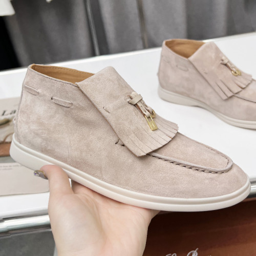 Loro Piana Womens Shoes Loafers Casual Design Luxury Brand Fashion Shoes for Women with Original Box