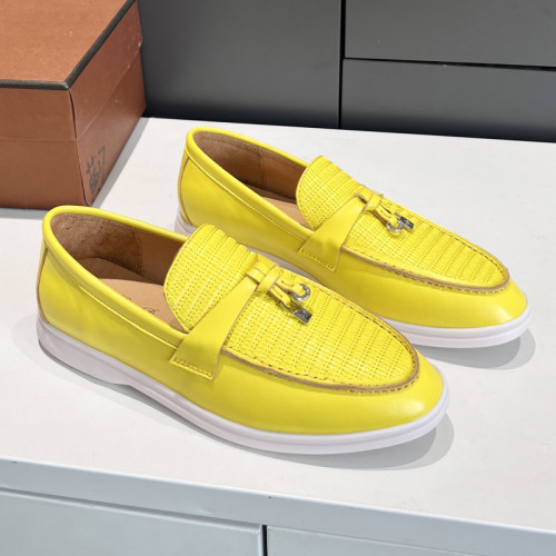 Loro Piana Womens Shoes Loafers Casual Design Luxury Brand Fashion Shoes for Women with Original Box