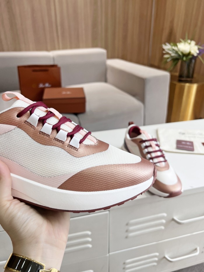 Loro Piana Mens Shoes Sneakers Casual Design Luxury Brand Fashion Shoes for Men with Original Box Week End Walk Casual Shoes