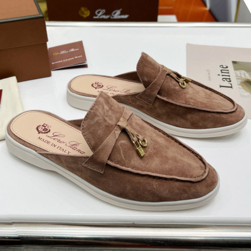 Loro Piana Womens Shoes Sandals Slippers Casual Design Luxury Brand Fashion Shoes for Women with Original Box