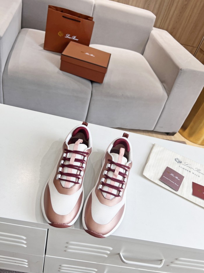 Loro Piana Mens Shoes Sneakers Casual Design Luxury Brand Fashion Shoes for Men with Original Box Week End Walk Casual Shoes