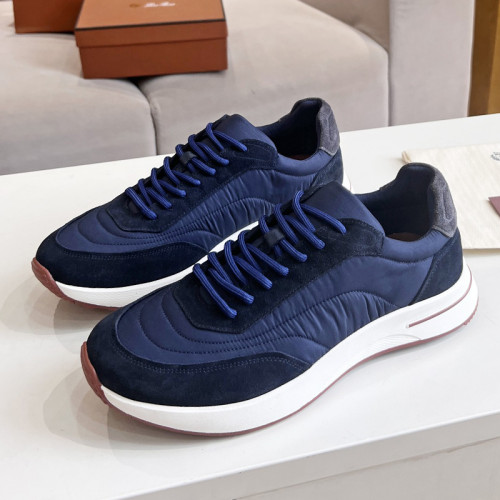 Loro Piana Mens Shoes Sneakers Casual Design Luxury Brand Fashion Shoes for Men with Original Box Week End Walk Casual Shoes