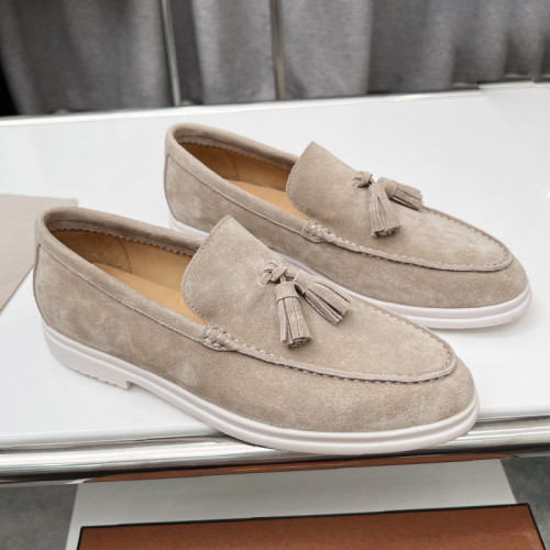 Loro Piana Mens Shoes Loafers Casual Design Luxury Brand Fashion Shoes for Men with Original Box