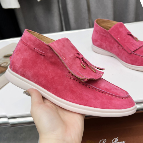 Loro Piana Womens Shoes Loafers Casual Design Luxury Brand Fashion Shoes for Women with Original Box